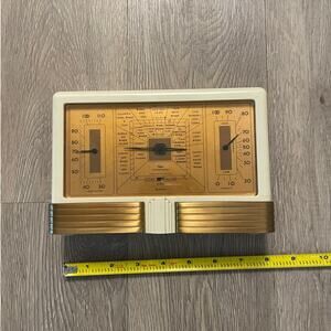 VTG Art Deco Bakelite Taylor Stormogide Weather Station  Barometer, thermometer